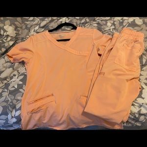 Bright peach Scrubstar Scrub Set